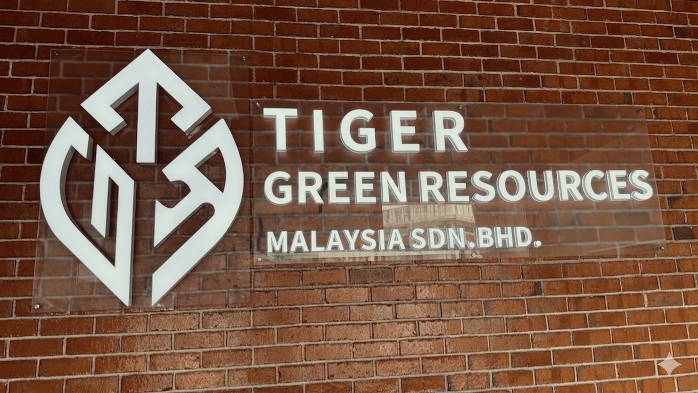 Papan tanda Tiger Green Resources Malaysia Sdn Bhd