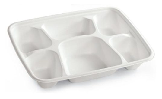 6 Compartment Lunch Tray