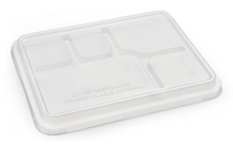 PET Lid for Compartment Deep Tray