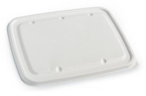 Pulp Lid for 6 Compartment Lunch Tray