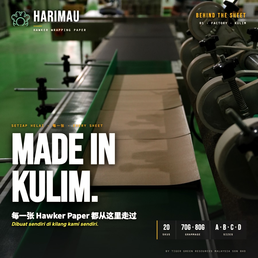 Kertas penjaja Harimau dibuat di Kulim